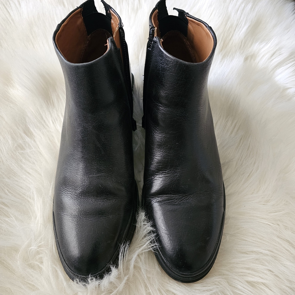 SARTO By Franco Sarto Black Leather Boots - Picture 2 of 13